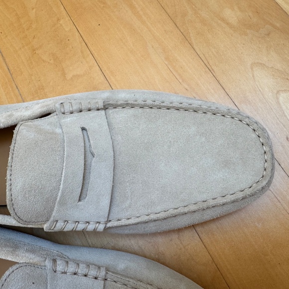 NWOT Oliver Cabell Tan Suede 'Drivers' Slip On Shoes Size 12 US/45 EU - Picture 3 of 9